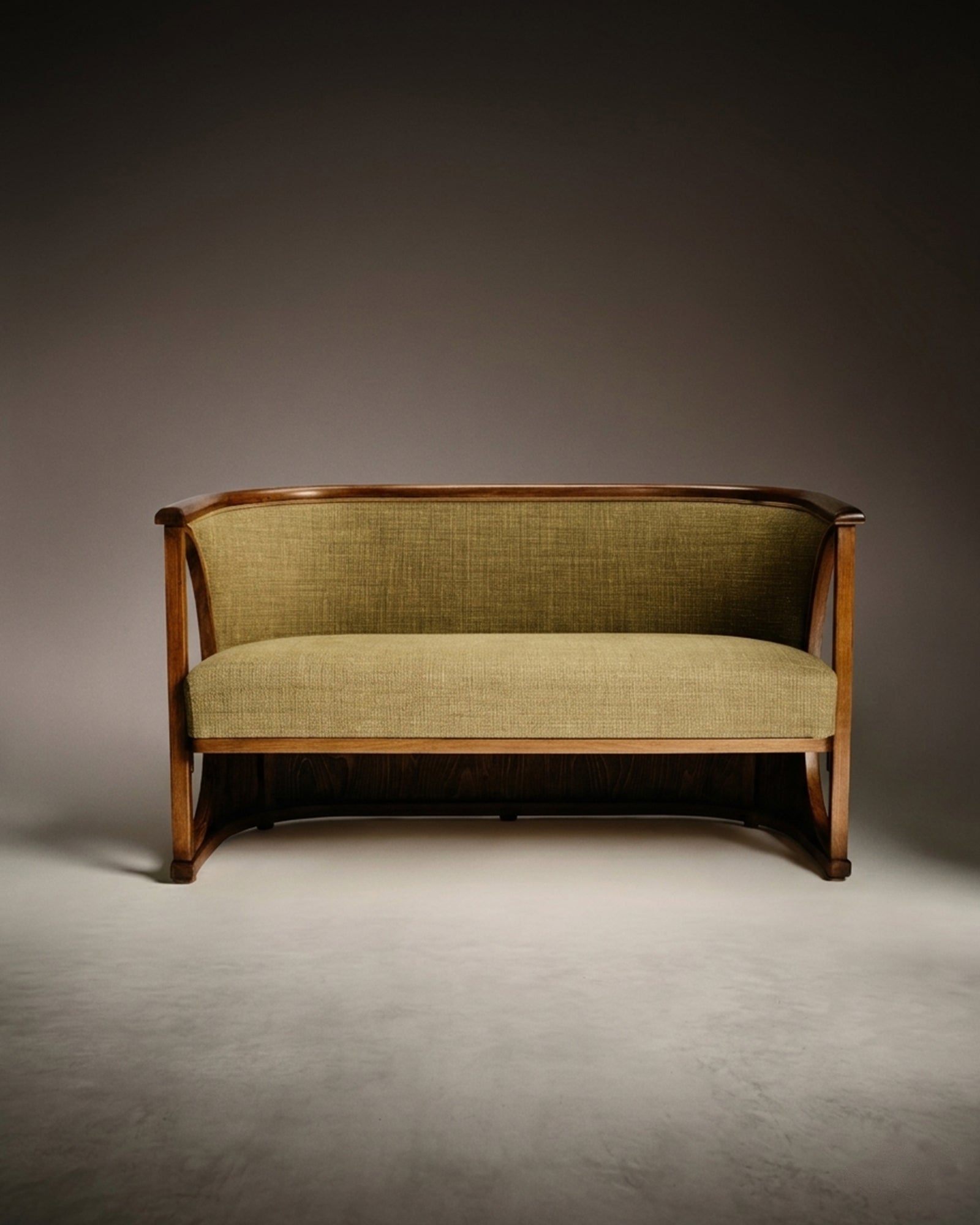 VINTAGE JOSEF HOFFMANN - Canapé demi-lune modèle 428 -Yves Salomon Editions