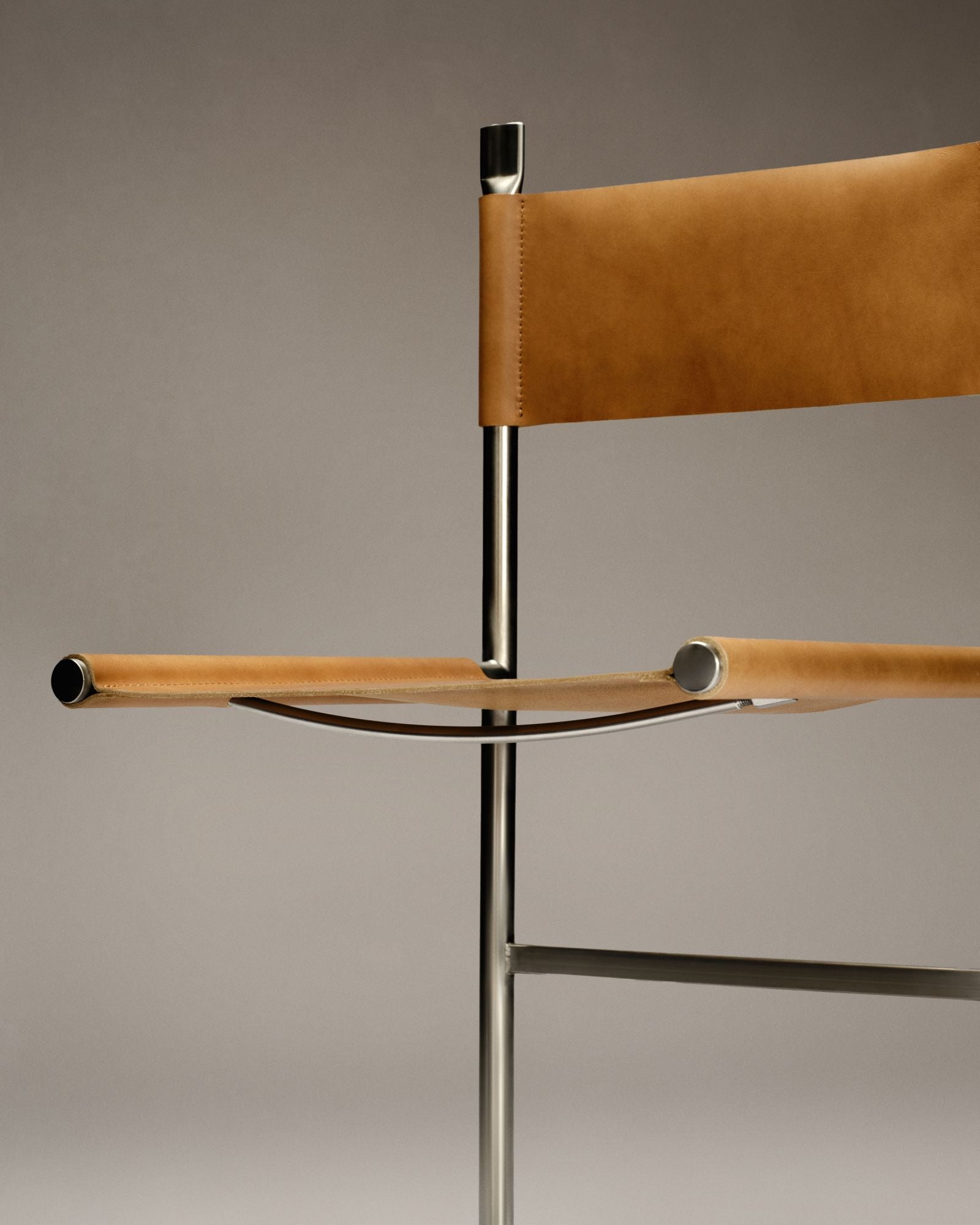 DIMORE - Chaise en cuir de vachette -Yves Salomon Editions