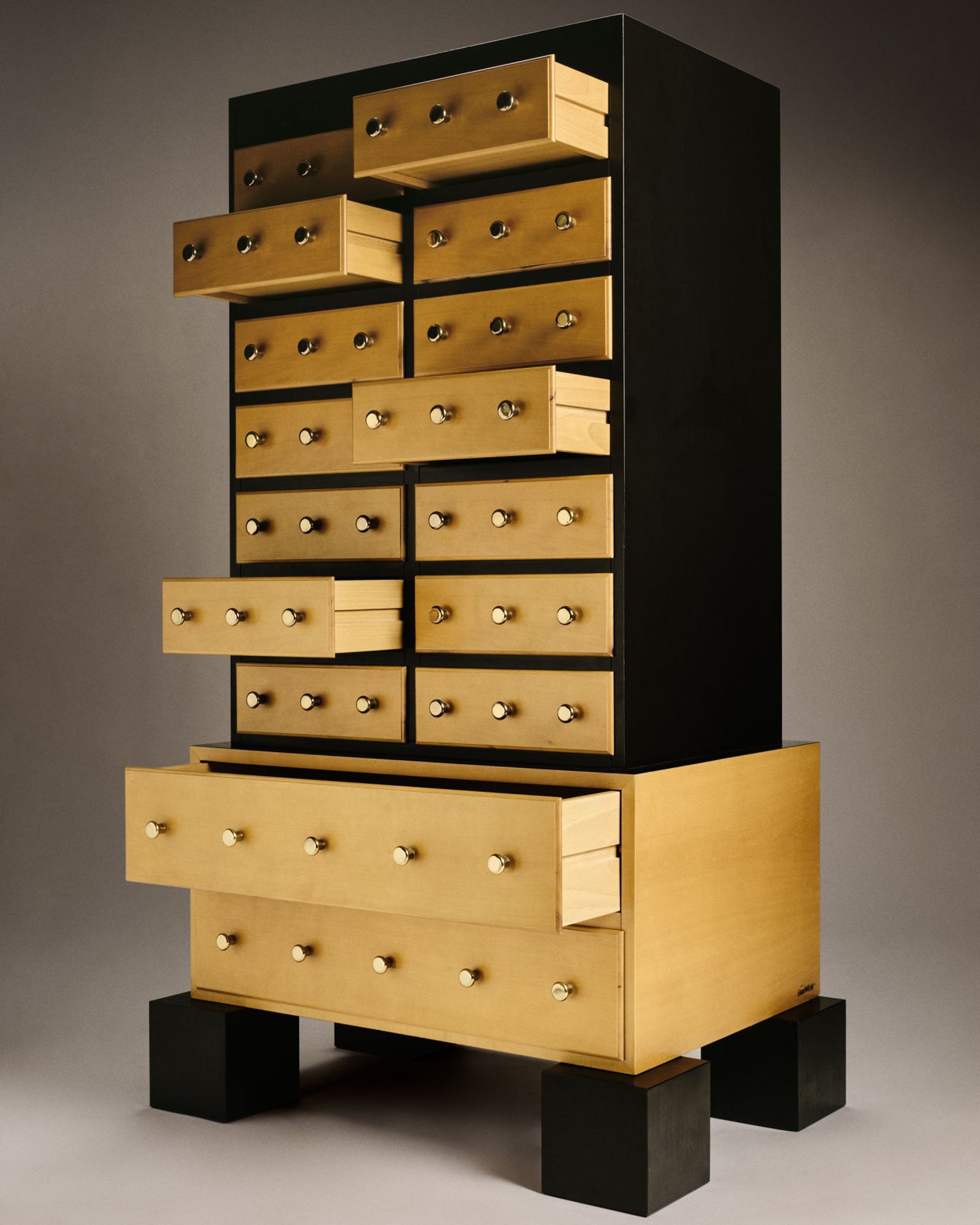 VINTAGE ETTORE SOTTSASS - Commode -Yves Salomon Editions