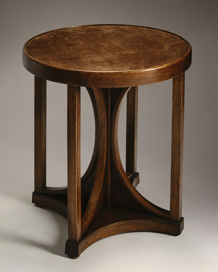 VINTAGE JOSEF HOFFMANN - Guéridon demi-lune modèle 428 -Yves Salomon Editions