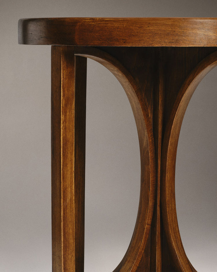 VINTAGE JOSEF HOFFMANN - Guéridon demi-lune modèle 428 -Yves Salomon Editions