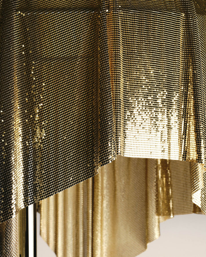DIMORE - Lampe en maille de laiton -Yves Salomon Editions