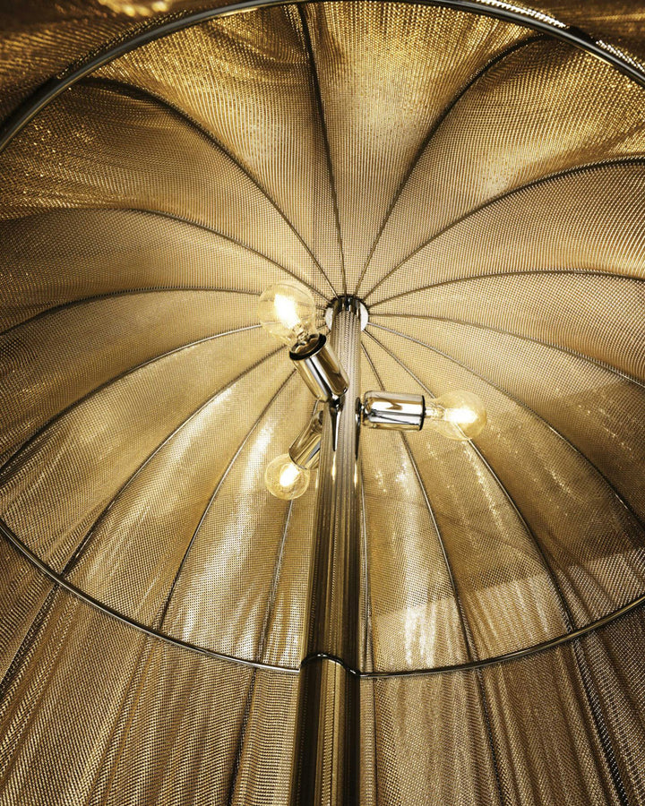 DIMORE - Lampe en maille de laiton -Yves Salomon Editions