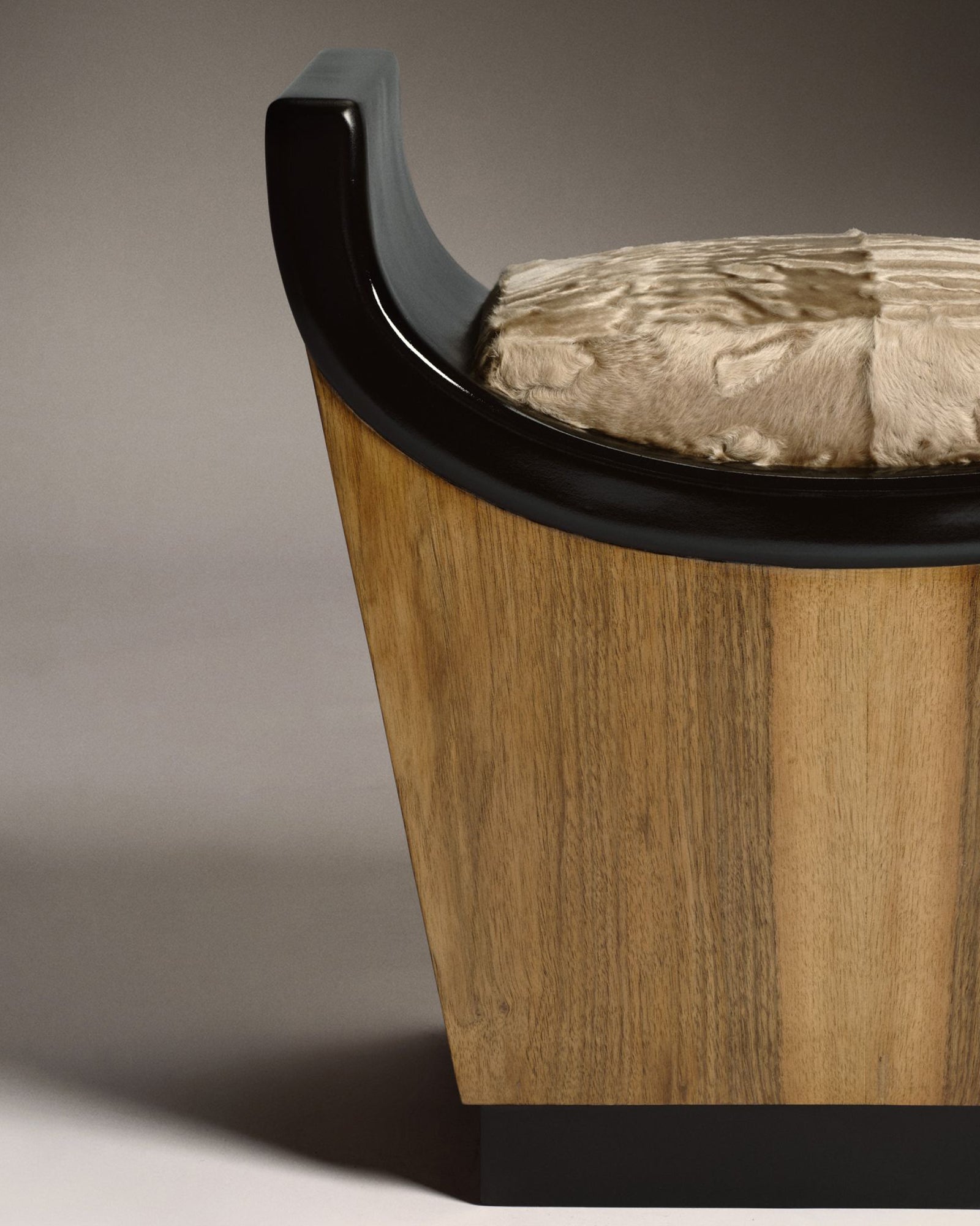 VINTAGE GAETANO BORSANI - Tabouret -Yves Salomon Editions