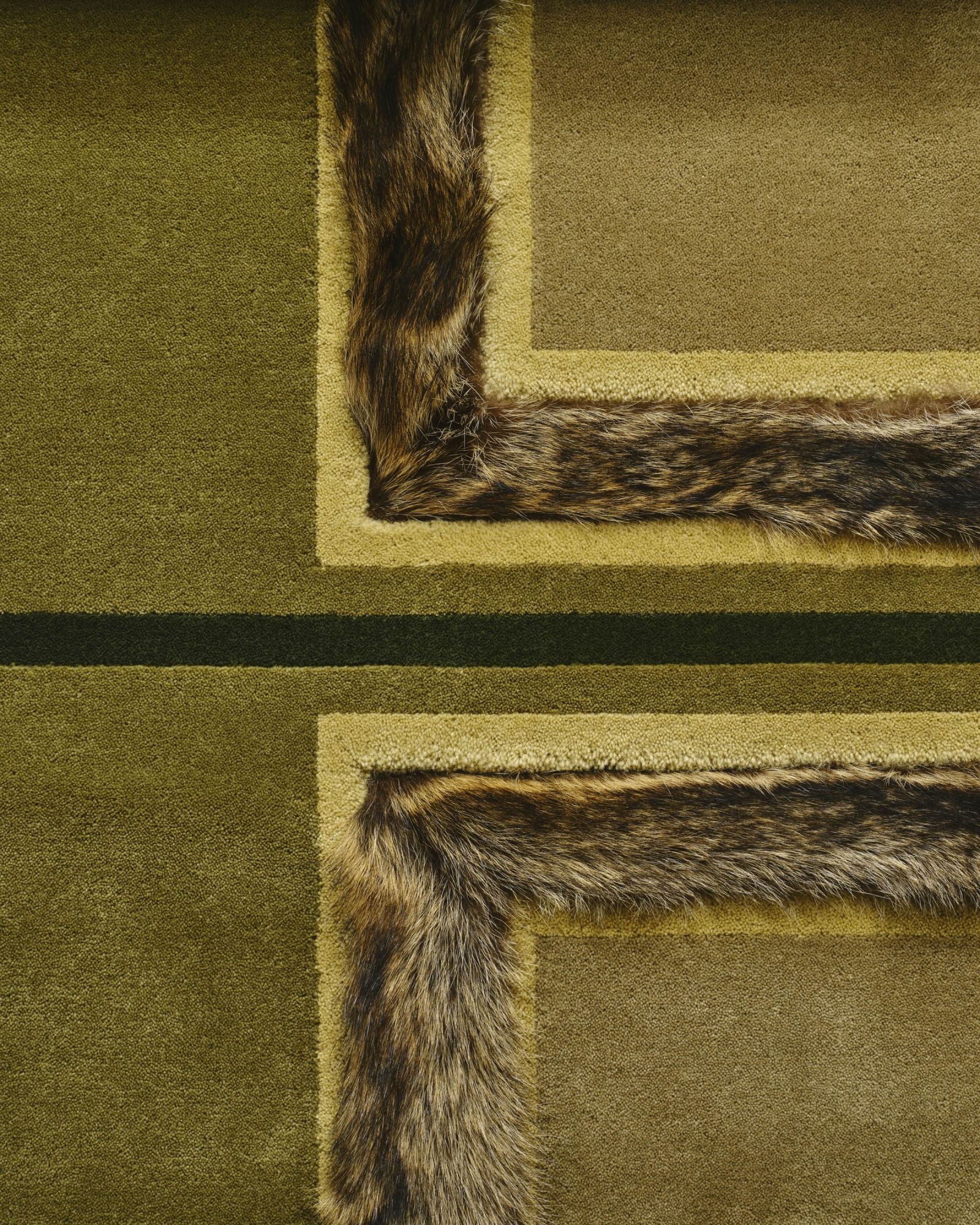 DIMORE - Tapis en marmotte américaine -Yves Salomon Editions