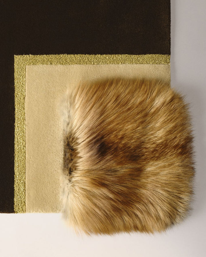 DIMORE - Tapis en renard roux -Yves Salomon Editions