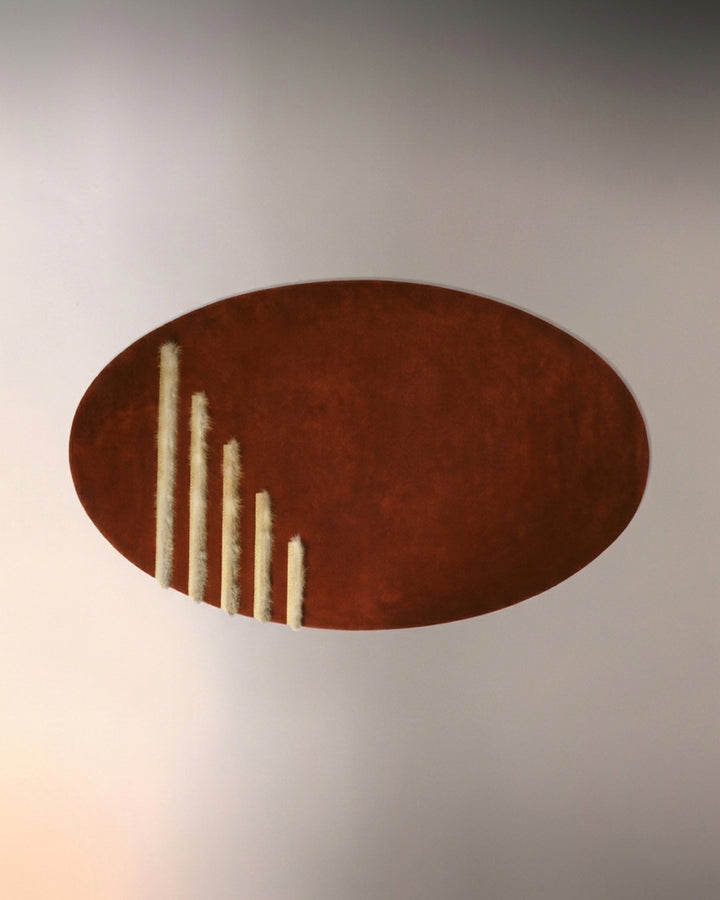 DIMORE - Tapis laine & renard golden island -Yves Salomon Editions