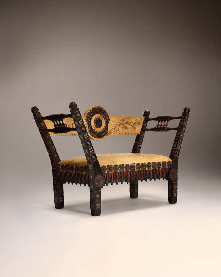 VINTAGE CARLO BUGATTI - Banquette