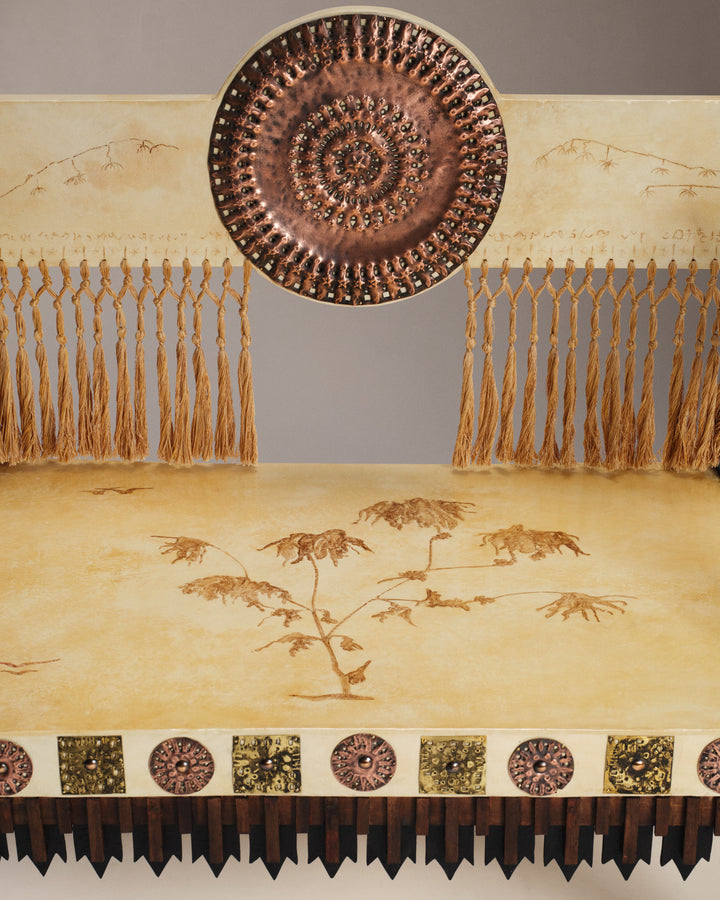 VINTAGE CARLO BUGATTI - Sofa