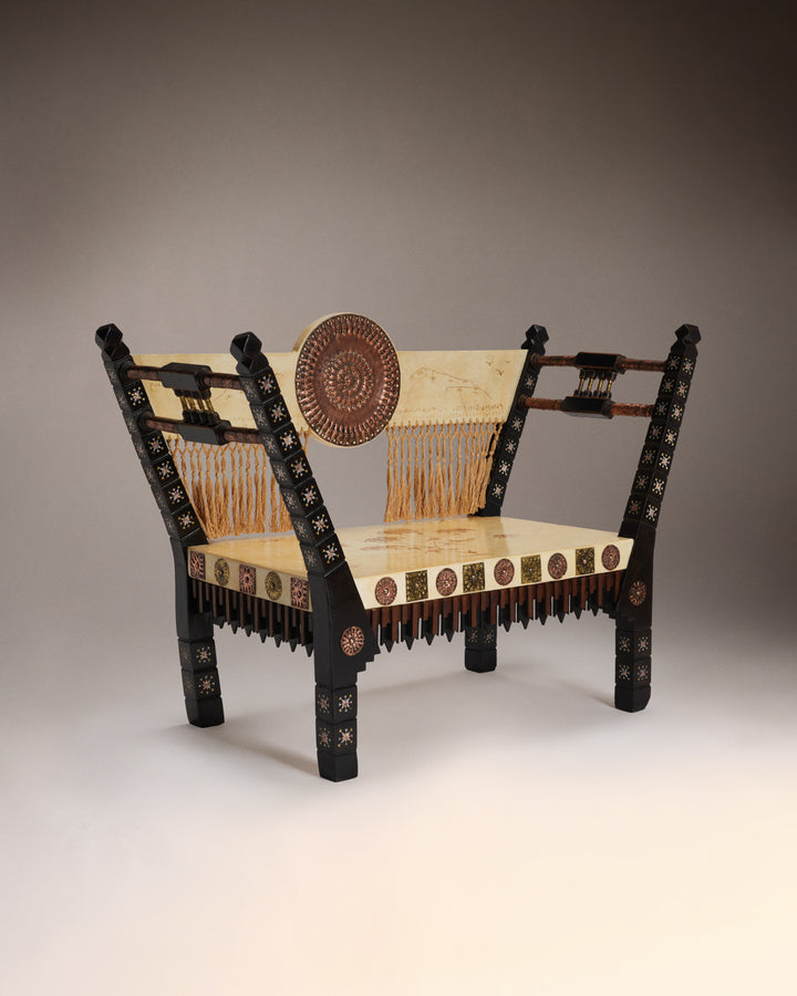 VINTAGE CARLO BUGATTI - Canapé