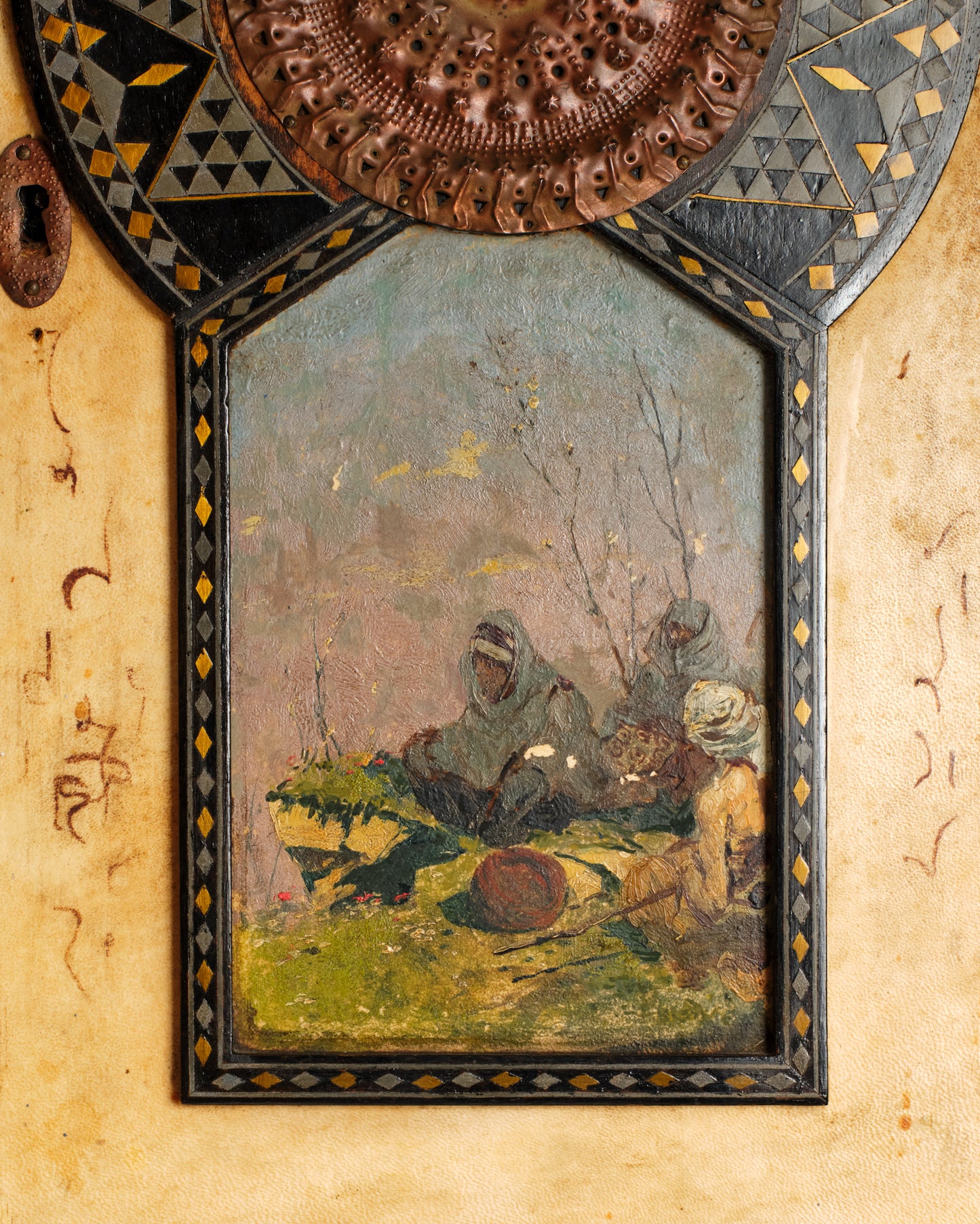 VINTAGE CARLO BUGATTI - Meuble de mosquée