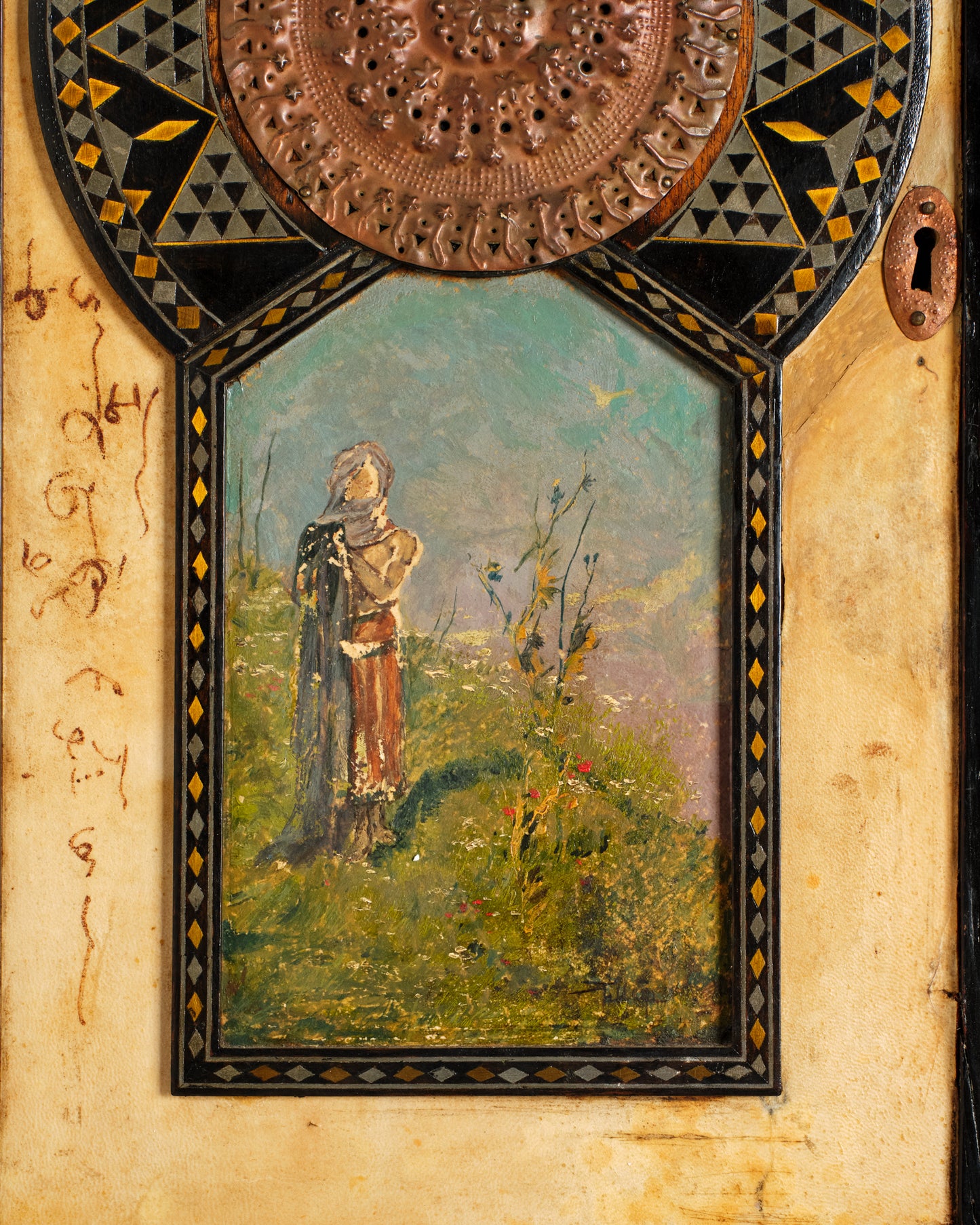 VINTAGE CARLO BUGATTI - Meuble de mosquée