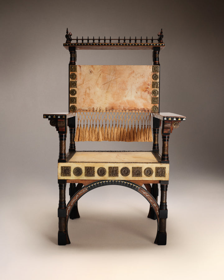 VINTAGE CARLO BUGATTI - Throne armchair